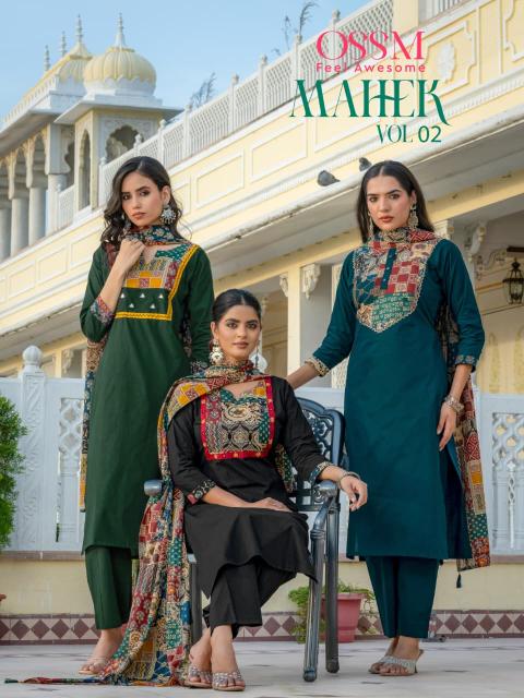 Ossm mahek vol 2 wholesale cotton kurti